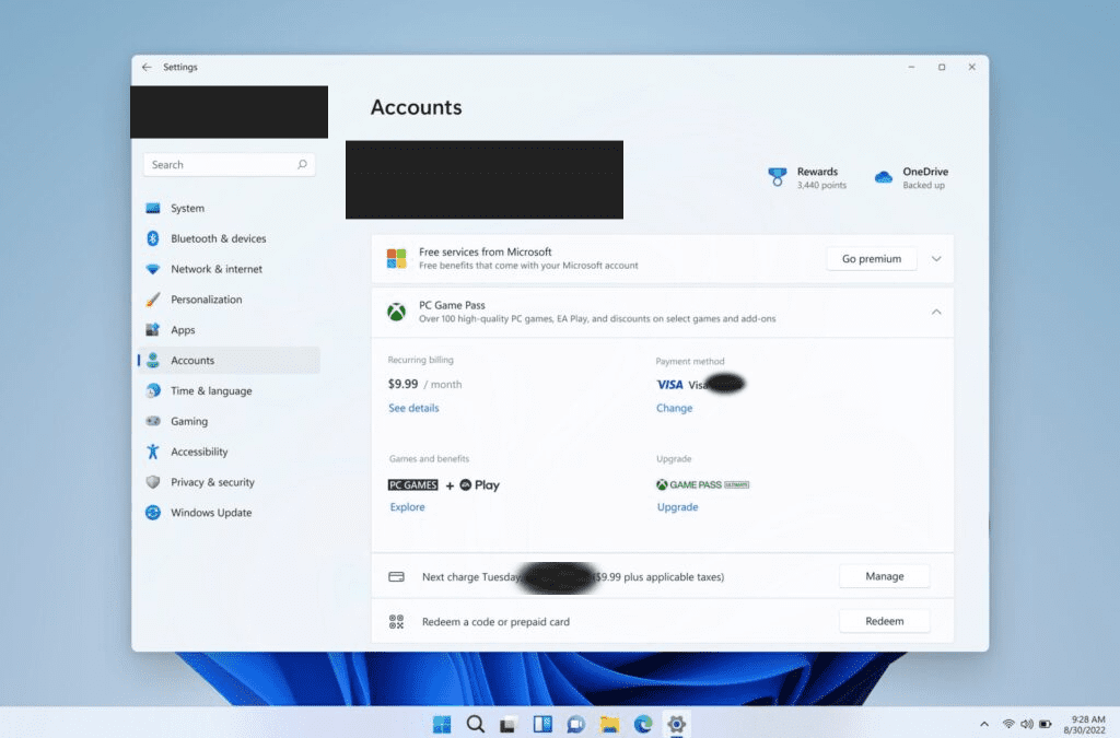 Windows 11 pronto te permitirá gestionar tus suscripciones de Xbox en su configuración