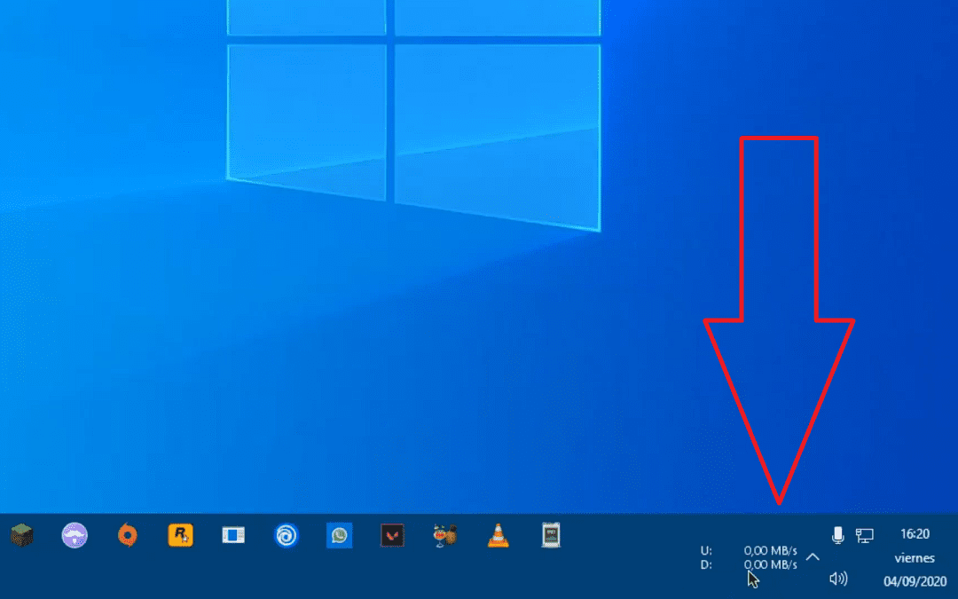 Cómo ver la velocidad de Internet en la barra de tareas