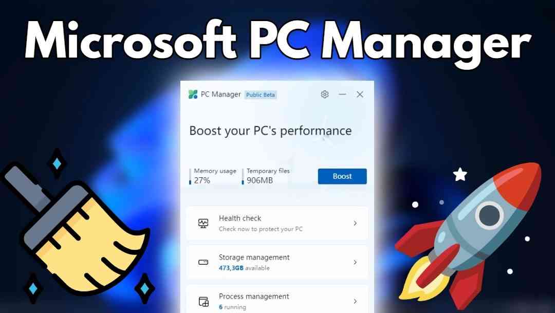 Microsoft PC Manager mejor limpiador y optimizador para windows 11