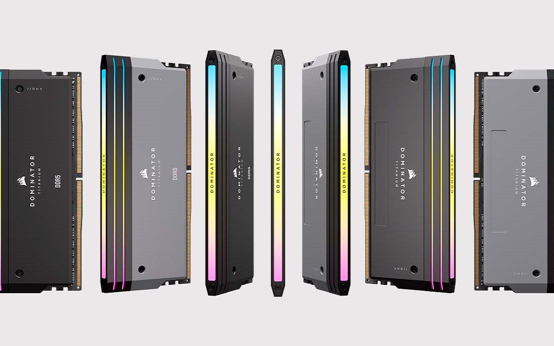 Cómo son las memorias Dominator Titanium DDR5 de Corsair