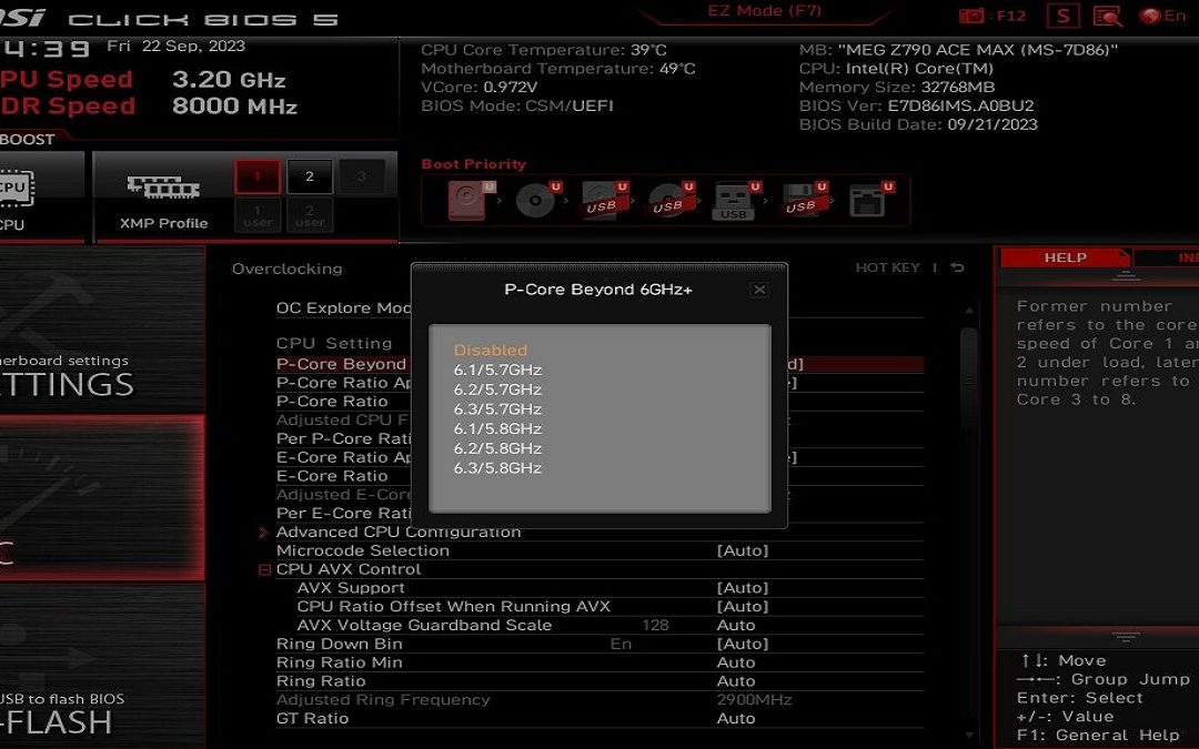 MSI OC Genie: la función que overclockea tu CPU a 6 GHz mas con un clic