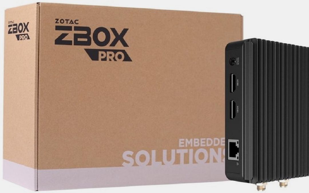 ZBOX Pro PI339 Pico un mini-PC que se puede montar en cualquier lugar
