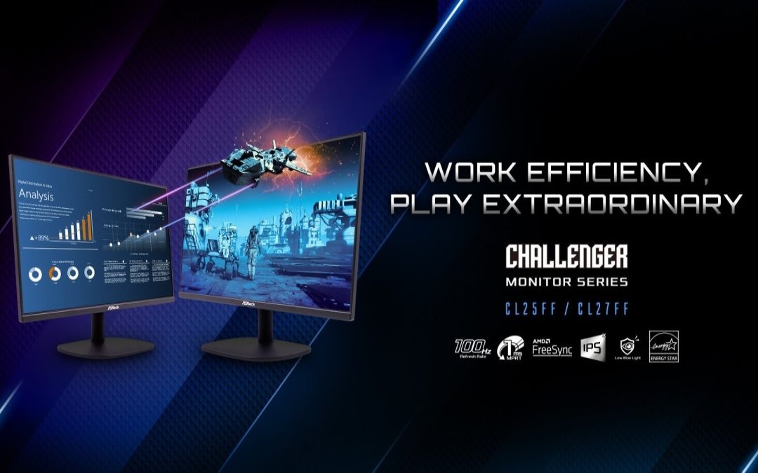 ASRock presenta sus nuevos monitores gaming y office: los Challenger