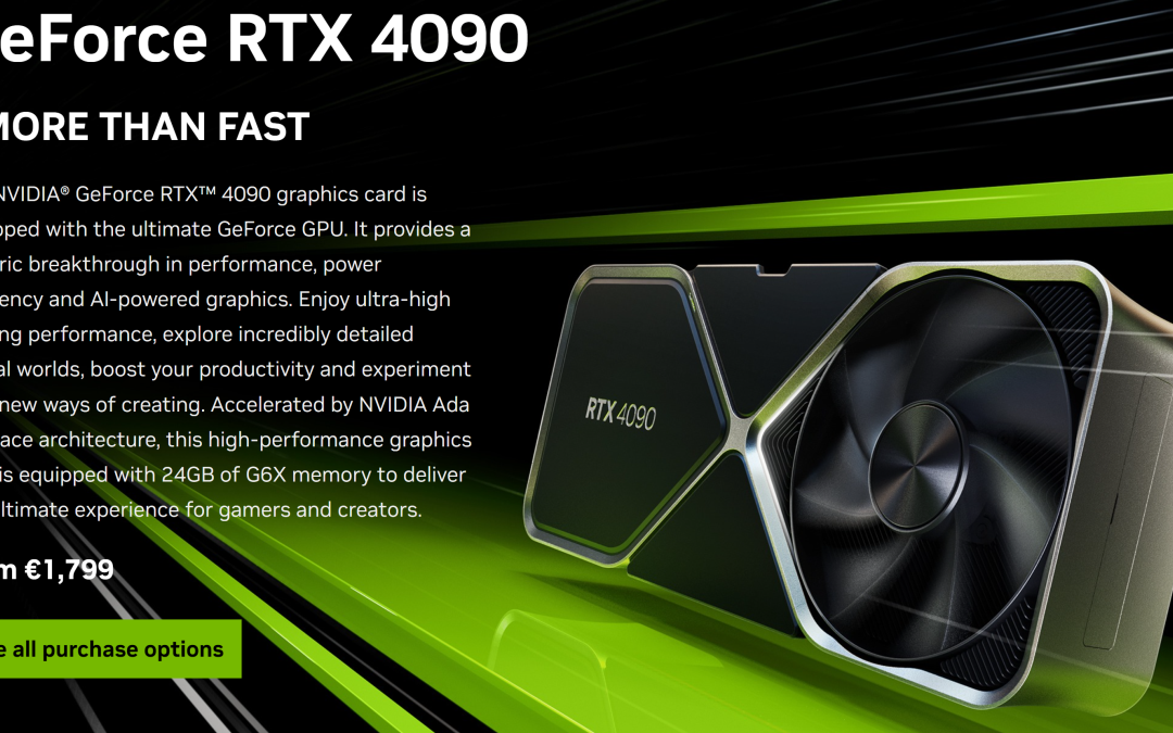 La NVIDIA GeForce RTX 4090 Founders Edition se dispara en precio en Europa