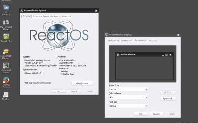 ReactOS mejora su instalación GUI para atraer a más usuarios
