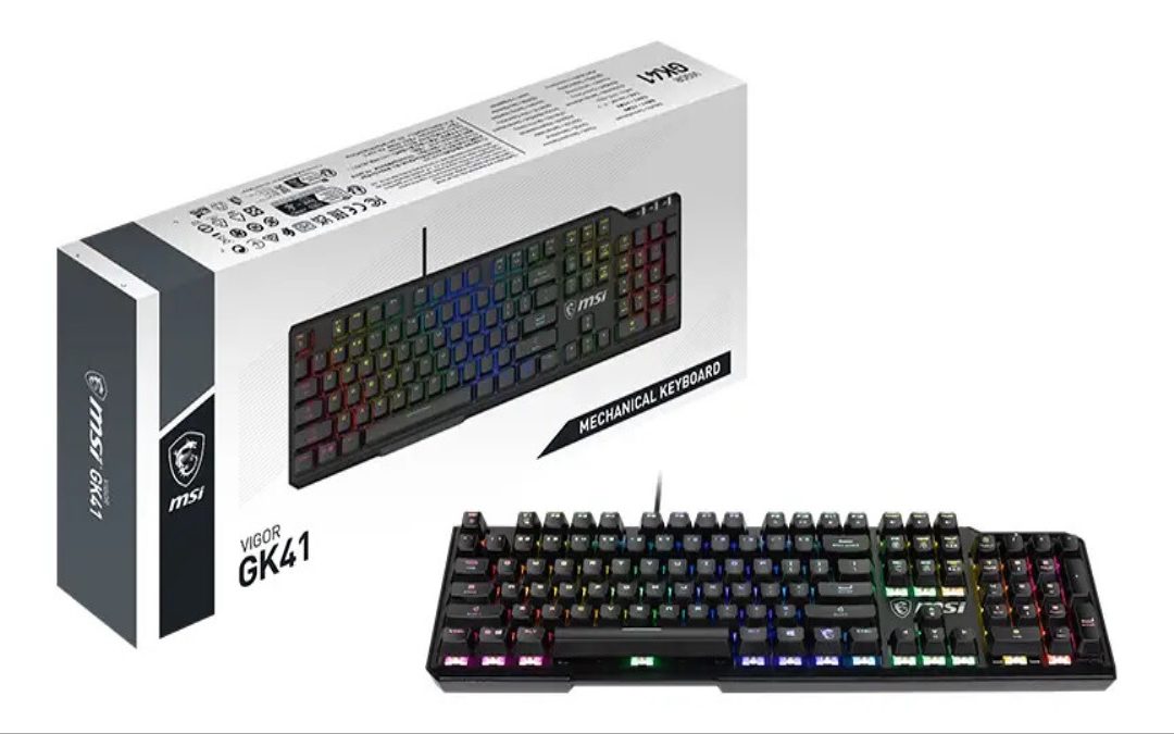 VIGOR GK41: los nuevos teclados mecánicos de MSI para gamers