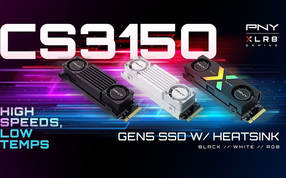 PNY presenta su SSD PCIe 5.0 serie CS3150 con doble ventilador y RGB