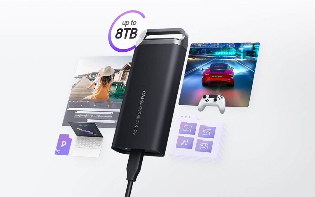 Samsung T5 EVO: el SSD móvil con 8 TB de capacidad