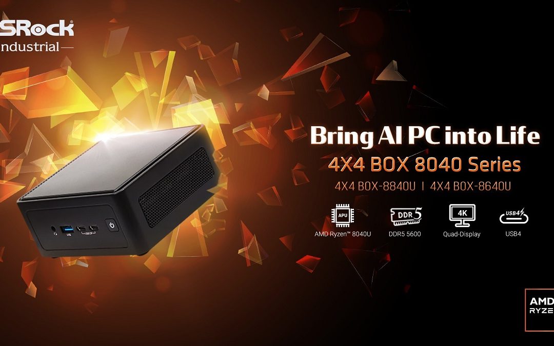 ASRock presenta sus mini PC y placas base con los nuevos APU AMD Ryzen 8040 Hawk Point