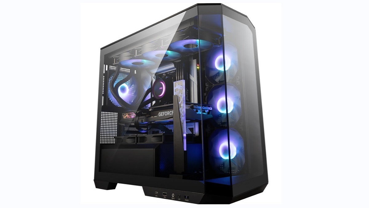 Chasis blade MSI en blanco y negro: un espectáculo visual