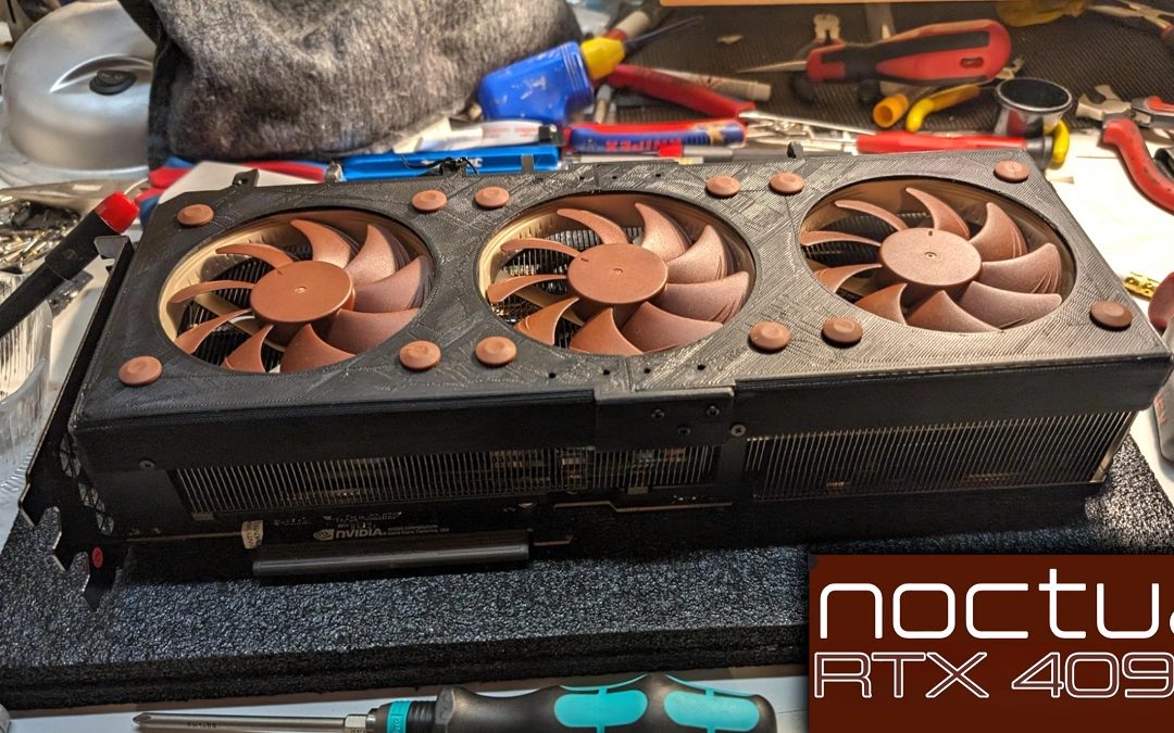 RTX 4090 con disipador Noctua: el sueño de un fanático del silencio