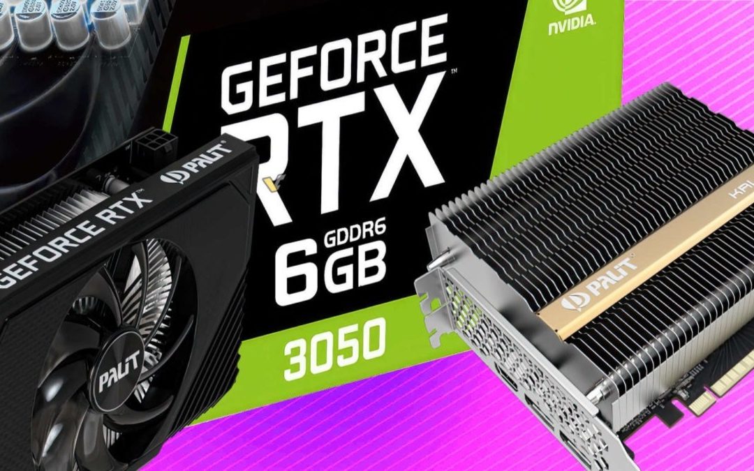 Así son las Tongde RTX 3050 de 6GB: diseño sin ventilador y tres modelos diferentes