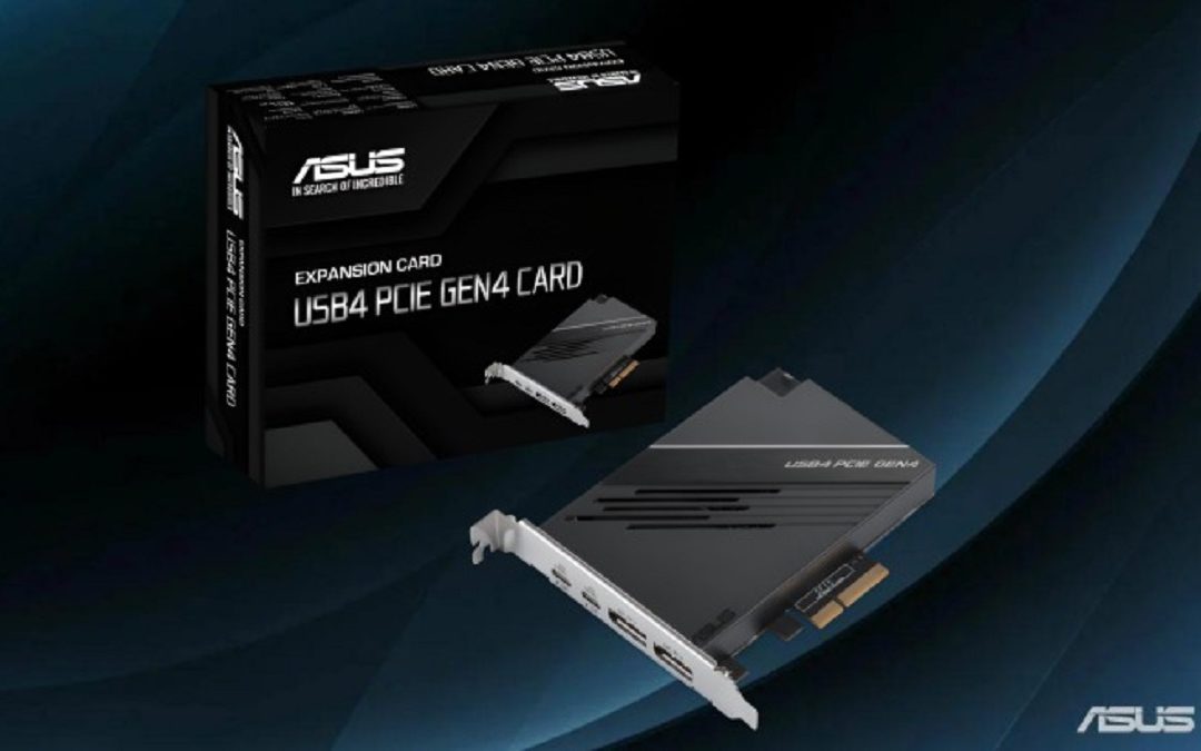 ASUS presenta su tarjeta USB4 con carga rápida y DisplayPort