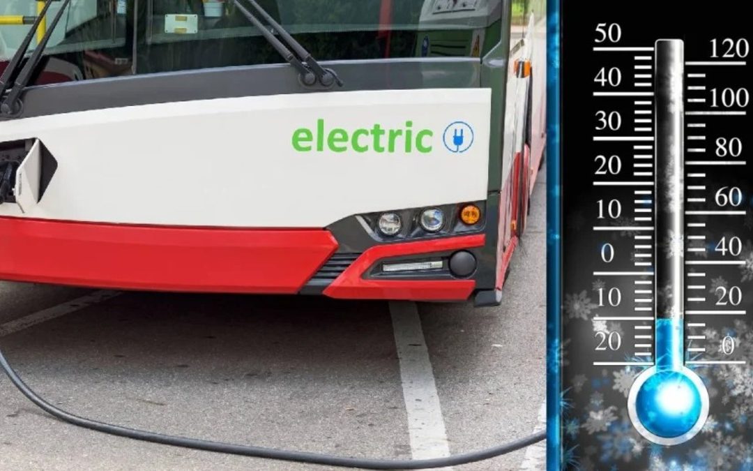 El frío, el enemigo de los autobuses eléctricos