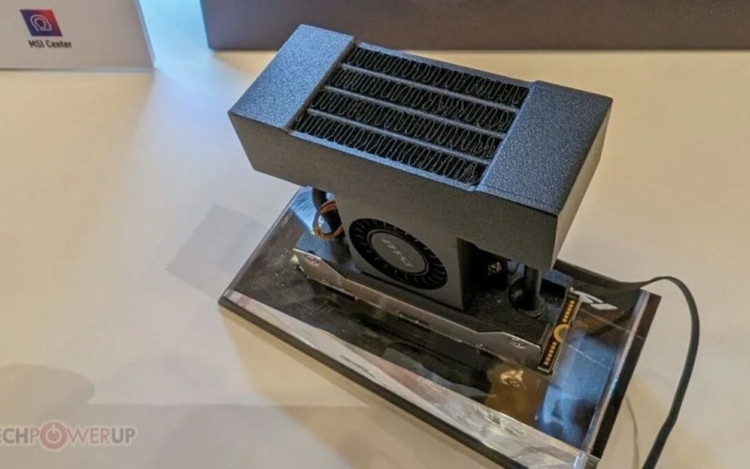 MSI lanza un disco SSD PCIe 5.0 con refrigeración líquida