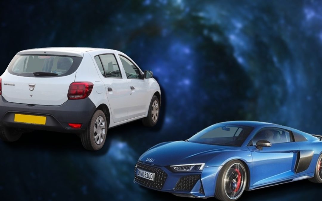 Dacia Sandero vs R8: La Batalla de la Eficiencia