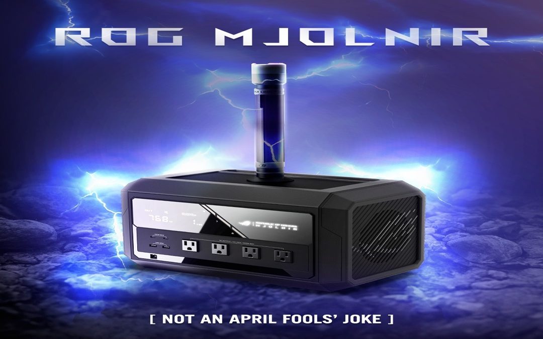 ¡ASUS Anuncia la Revolucionaria Estación de Energía ROG Mjolnir!