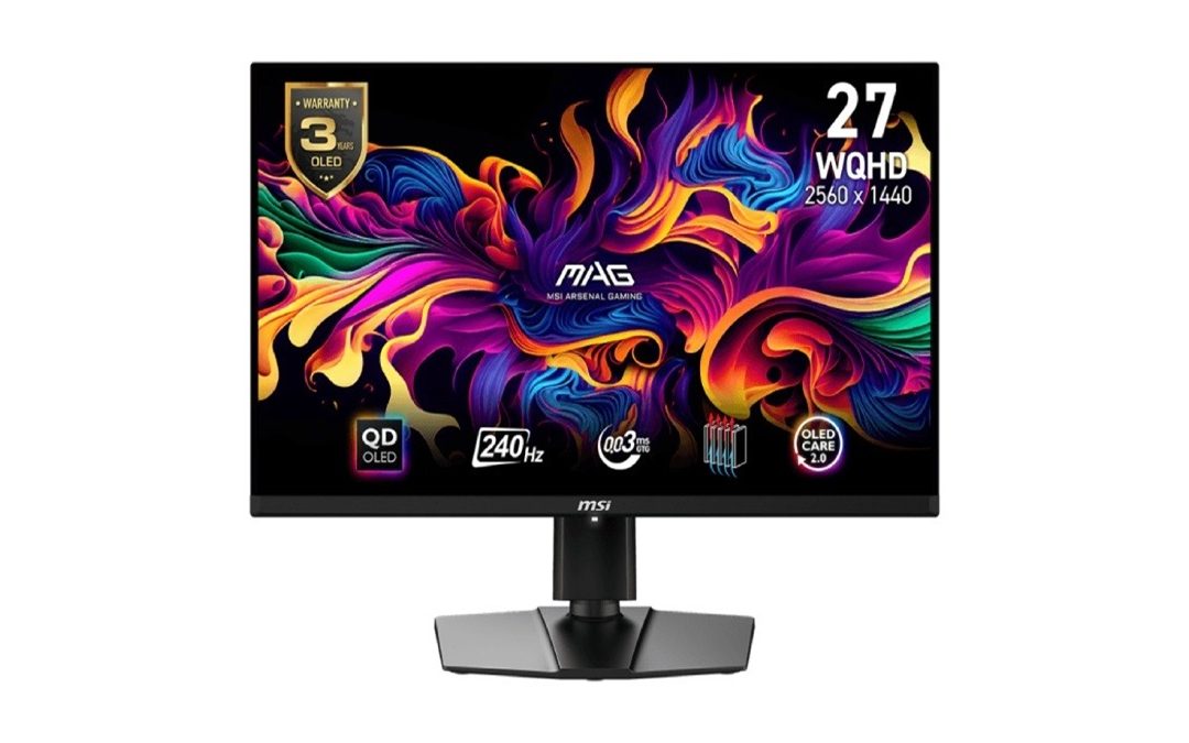 MSI Revela el Futuro de los Monitores eSports: MAG 271QPX QD-OLED E2