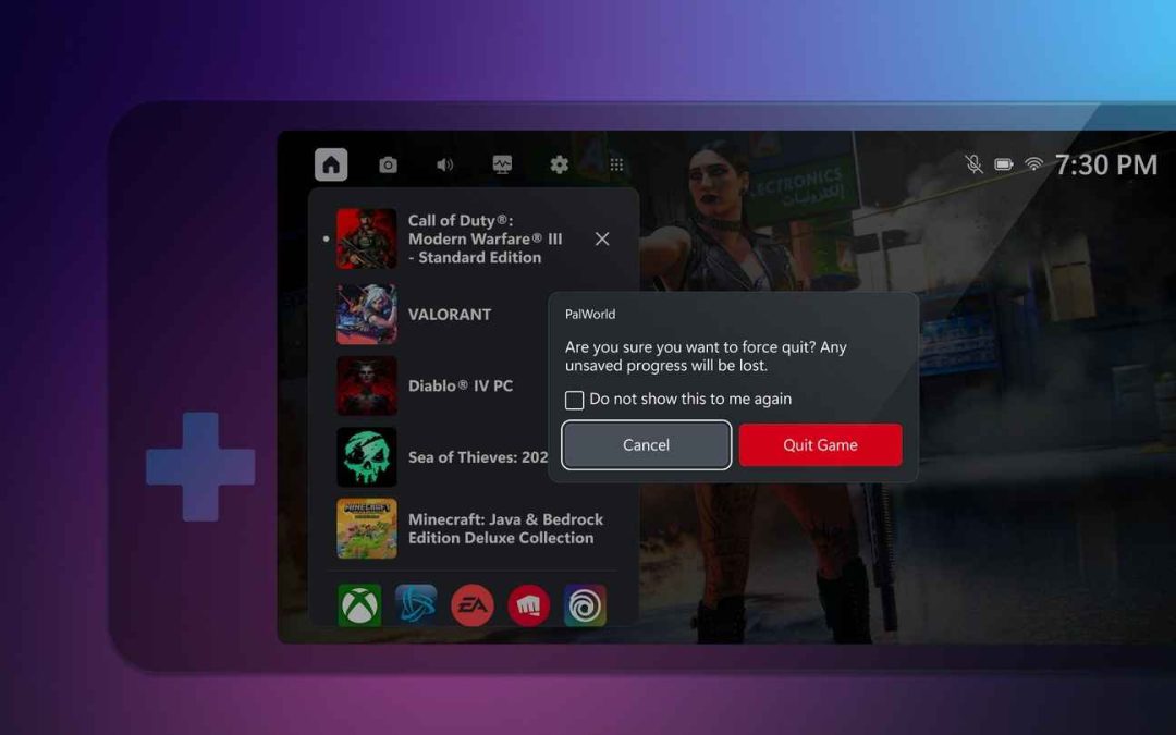 Microsoft Revoluciona el Juego con la Integración de Game Bar en Xbox Handheld