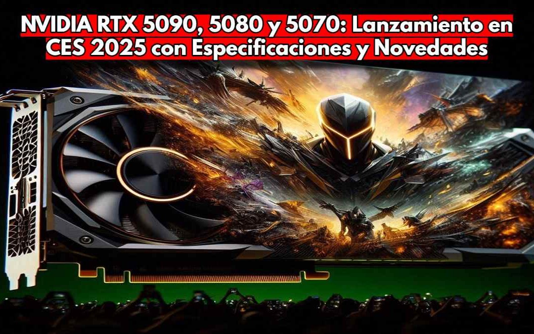 NVIDIA RTX 5090, 5080 y 5070: Lanzamiento en CES 2025 con Especificaciones y Novedades