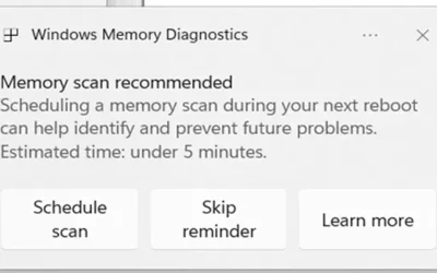 Windows 11 ahora analiza automáticamente la memoria tras pantallas azules para evitar fallos graves