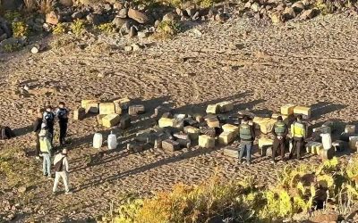Prisión para 9 detenidos por alijo de 3.000 kg de hachís en sardina del norte gran canaria