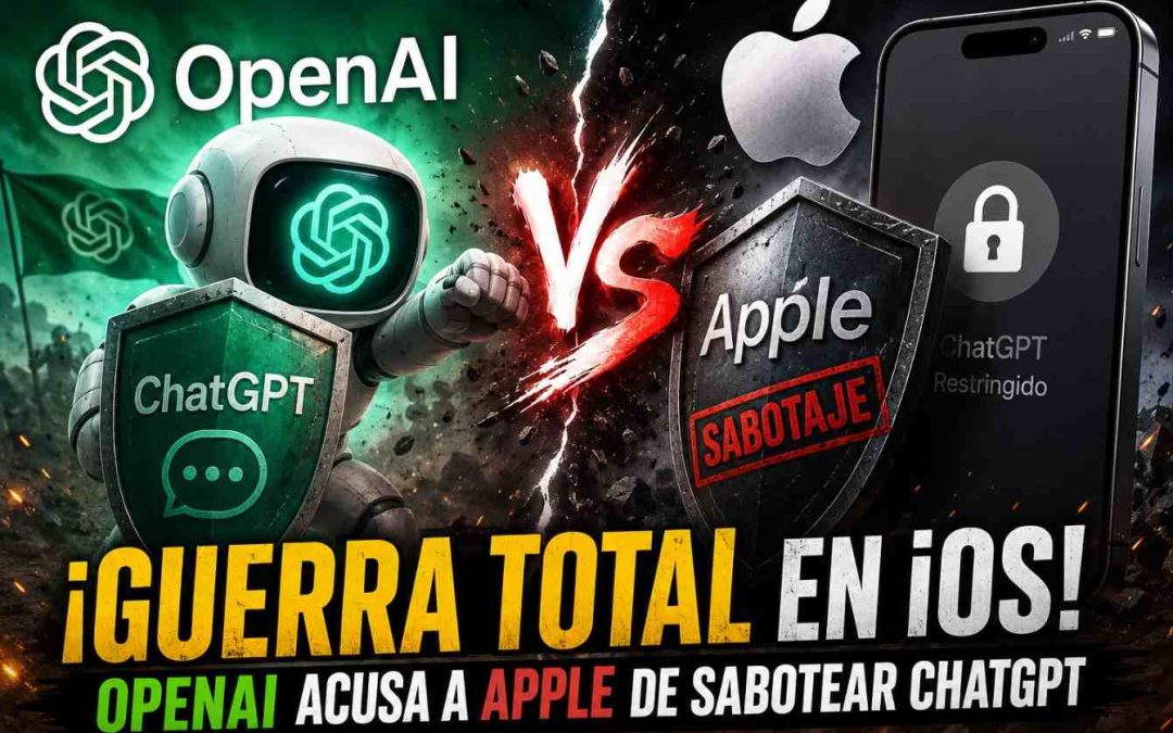 ¡Guerra total en iOS! OpenAI acusa a Apple de sabotear ChatGPT en el iPhone