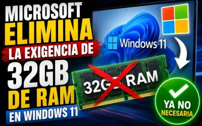 Microsoft Elimina la Exigencia de 32GB de RAM en Windows 11