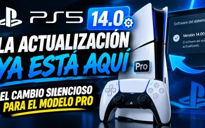 La actualización 14.0 de PS5 ya está aquí: el cambio silencioso para el modelo Pro